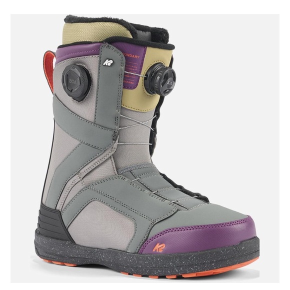 Men’s K2 Boundary snowboarding boots, size 8.5